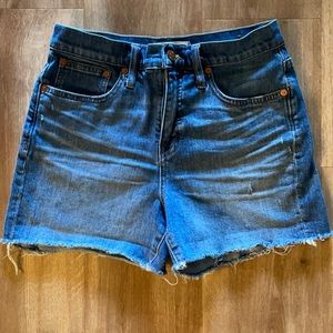 Madewell High Rise Denim shorts